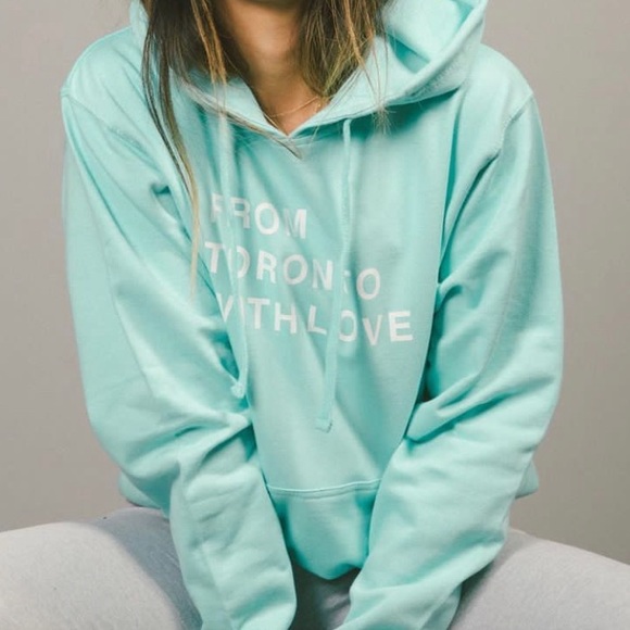 NWT Peace Collective “From Toronto With Love” Hoodie, Mint Green - Picture 2 of 4